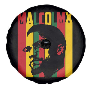 Malcolm X Spare Tire Cover Pan African Flag Black History TS14 Print Your Wear