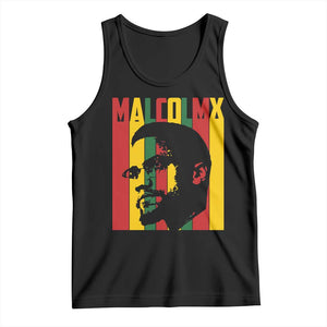 Malcolm X Tank Top Pan African Flag Black History TS14 Black Print Your Wear