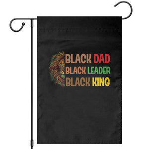 Black Affrican Melanin Garden Flag Lion Father Day Dad Leader Black King TS14 Black Print Your Wear
