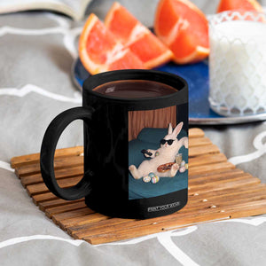 Easter Bunny Iced Coffee Coffee Mug Funny Animal Meme TS14 Print Your Wear