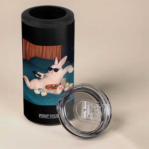 Easter Bunny Iced Coffee 4 in 1 Can Cooler Tumbler Funny Animal Meme TS14 Print Your Wear