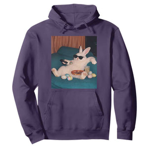 Easter Bunny Iced Coffee Hoodie Funny Animal Meme TS14 Purple Print Your Wear