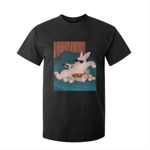 Easter Bunny Iced Coffee T Shirt For Kid Funny Animal Meme TS14 Black Print Your Wear