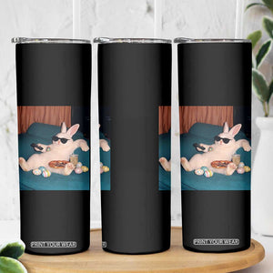 Easter Bunny Iced Coffee Skinny Tumbler Funny Animal Meme TS14 Print Your Wear