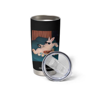 Easter Bunny Iced Coffee Tumbler Cup Funny Animal Meme TS14 Print Your Wear