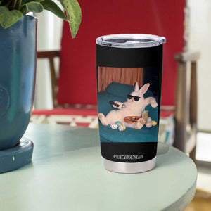 Easter Bunny Iced Coffee Tumbler Cup Funny Animal Meme TS14 Print Your Wear
