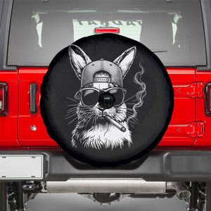 Funny Easter Bunny Smoking Meme Spare Tire Cover TS14 Black Print Your Wear