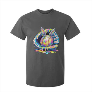 Baseball Easter T Shirt For Kid Drip Ice Cream Sprinkles Baseball Glove TS14 Dark Heather Print Your Wear