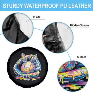Baseball Easter Spare Tire Cover Drip Ice Cream Sprinkles Baseball Glove TS14 Print Your Wear