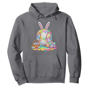 Baseball Easter Drip Ice Cream Sprinkles Egg Gift Hoodie TS14 Charcoal Print Your Wear
