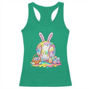 Baseball Easter Drip Ice Cream Sprinkles Egg Gift Racerback Tank Top TS14 Irish Green Print Your Wear