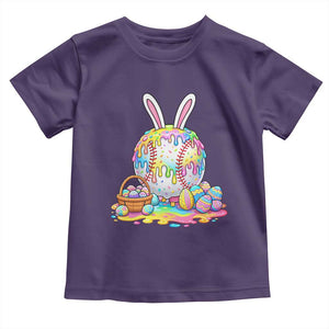 Baseball Easter Drip Ice Cream Sprinkles Egg Gift Toddler T Shirt TS14 Purple Print Your Wear