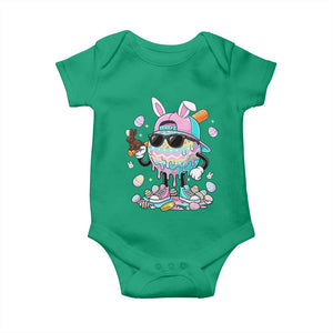 Funny Baseball Easter Baby Onesie Drip Ice Cream Bunny Easter TS14 Irish Green Print Your Wear