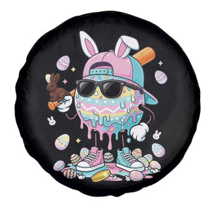 Funny Baseball Easter Spare Tire Cover Drip Ice Cream Bunny Easter TS14 Print Your Wear
