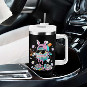 Funny Baseball Easter Tumbler With Handle Drip Ice Cream Bunny Easter TS14 Print Your Wear