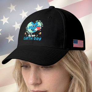 Go Planet It's Your Earth Day Baseball Cap Cute Nature Lover Heart Earth TS14 Print Your Wear
