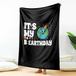 Earth Day Birthday Throw Blanket April 22 Nature Lover Eco Birthday Party Gift TS14 Print Your Wear