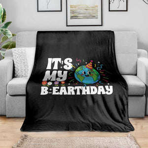 Earth Day Birthday Throw Blanket April 22 Nature Lover Eco Birthday Party Gift TS14 Print Your Wear