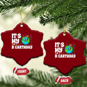 Earth Day Birthday Ceramic Ornament April 22 Nature Lover Eco Birthday Party Gift TS14 Print Your Wear