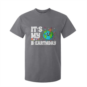 Earth Day Birthday T Shirt For Kid April 22 Nature Lover Eco Birthday Party Gift TS14 Charcoal Print Your Wear