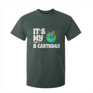 Earth Day Birthday T Shirt For Kid April 22 Nature Lover Eco Birthday Party Gift TS14 Dark Forest Green Print Your Wear