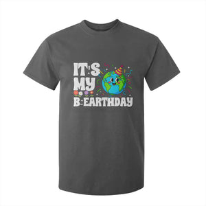 Earth Day Birthday T Shirt For Kid April 22 Nature Lover Eco Birthday Party Gift TS14 Dark Heather Print Your Wear