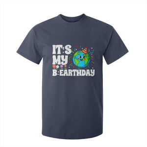 Earth Day Birthday T Shirt For Kid April 22 Nature Lover Eco Birthday Party Gift TS14 Navy Print Your Wear