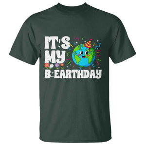 Earth Day Birthday T Shirt April 22 Nature Lover Eco Birthday Party Gift TS14 Dark Forest Green Print Your Wear