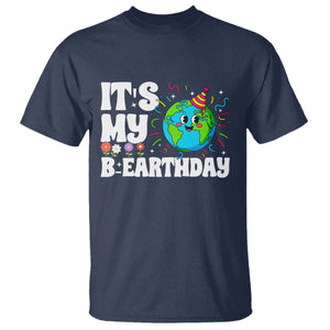 Earth Day Birthday T Shirt April 22 Nature Lover Eco Birthday Party Gift TS14 Navy Print Your Wear