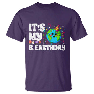 Earth Day Birthday T Shirt April 22 Nature Lover Eco Birthday Party Gift TS14 Purple Print Your Wear