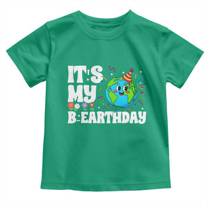 Earth Day Birthday Toddler T Shirt April 22 Nature Lover Eco Birthday Party Gift TS14 Irish Green Print Your Wear