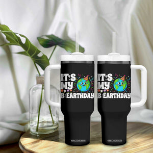 Earth Day Birthday Tumbler With Handle April 22 Nature Lover Eco Birthday Party Gift TS14 Print Your Wear