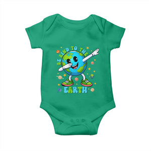 Be Kind To The Earth Baby Onesie Cute Environmental Awareness Earth Day TS14 Irish Green Print Your Wear