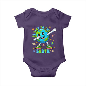 Be Kind To The Earth Baby Onesie Cute Environmental Awareness Earth Day TS14 Purple Print Your Wear