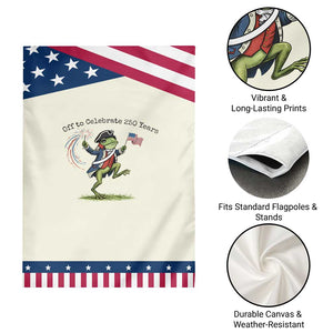 250th Anniversary USA Patriotic Garden Flag Funny Patriotic Frog USA Independence Day TS14 Print Your Wear