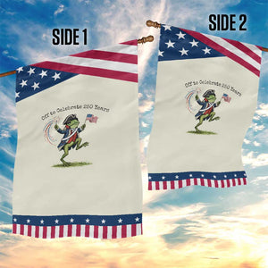250th Anniversary USA Patriotic Garden Flag Funny Patriotic Frog USA Independence Day TS14 Print Your Wear