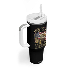USA 250th Anniversary Tumbler With Handle America 1776-2026 Patriotic Eagle Liberty Bell TS14 Print Your Wear