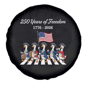 250 Years Of Freedom Spare Tire Cover Silly Goose Patriotic 4th of July TS14 Print Your Wear