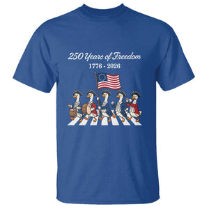 250 Years Of Freedom T Shirt Silly Goose Patriotic 4th of July TS14 Royal Blue Print Your Wear