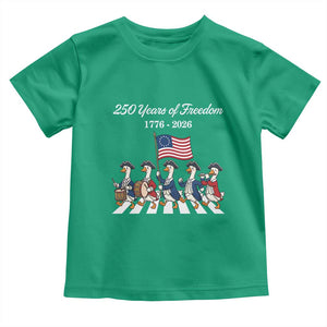 250 Years Of Freedom Toddler T Shirt Silly Goose Patriotic 4th of July TS14 Irish Green Print Your Wear