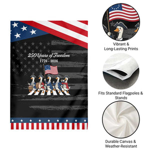 250 Years Of Freedom Patriotic Garden Flag Silly Goose Patriotic 4th of July TS14 Print Your Wear