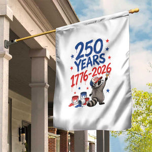 250th Anniversary USA Garden Flag Patriotic Raccoon American Flag 4th of July TS14 Print Your Wear