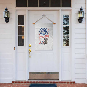 250th Anniversary USA Garden Flag Patriotic Raccoon American Flag 4th of July TS14 Print Your Wear