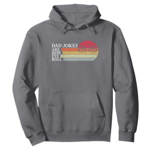 Dad Jokes are How Eye Roll Hoodie Funny Father's Day Gift