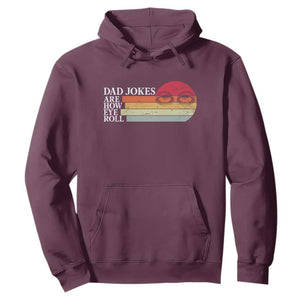 Dad Jokes are How Eye Roll Hoodie Funny Father's Day Gift