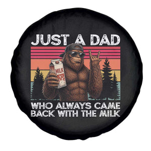 Just a Dad Who Always Came Back with The Milk Spare Tire Cover Funny Father's Day Gift TS14 Print Your Wear