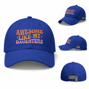 Awesome Like My Daughter Baseball Cap Funny Mom Dad Mother's Day Father's Day