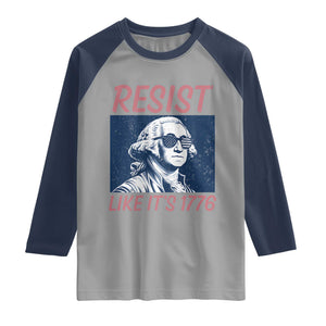 Resist Like its 1776 Raglan Shirt America 4th of July 250 Years Freedom
