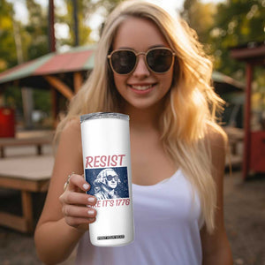 Resist Like its 1776 Skinny Tumbler America 4th of July 250 Years Freedom