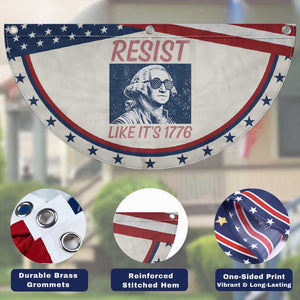 Resist Like its 1776 Patriotic Fan Flag America 4th of July 250 Years Freedom